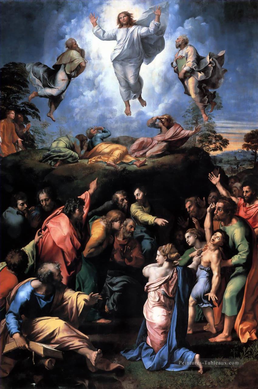 La Transfiguration Renaissance Raphaël Peintures à l'huile